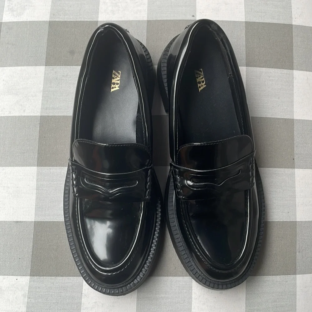 Zara Chunky Loafers Size 5 - Picture 2 of 7